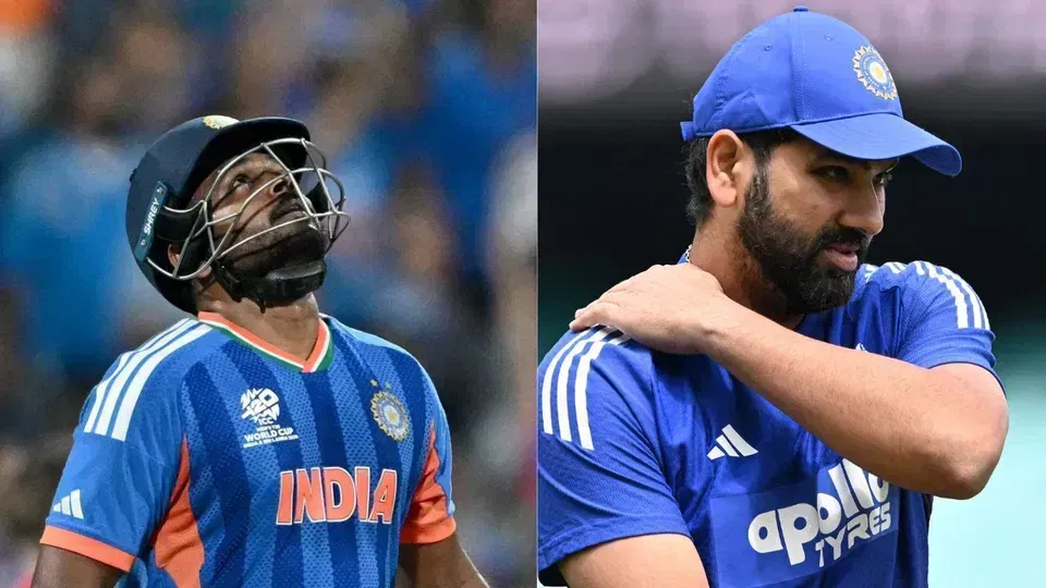 Sanju Samson, Rohit Sharma [Source: AFP]
